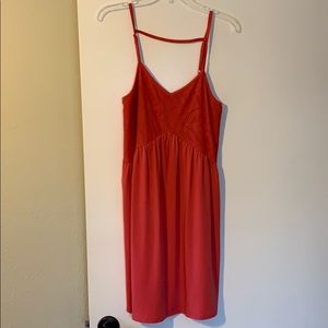 Pink Spaghetti Strap Dress